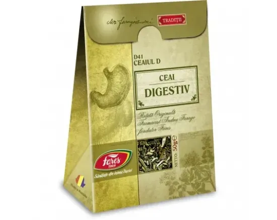 Ceai D-digestiv x 50 g (D41) Fares Ceai D-digestiv x 50 g (D41) Fares