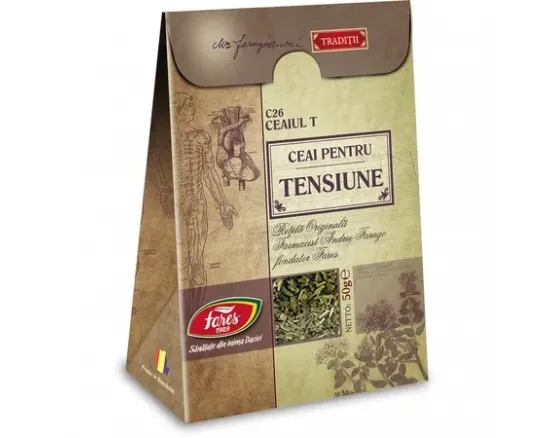 Ceai T- tensiune x 50 g (C26) Ceai T- tensiune x 50 g (C26)