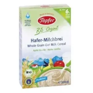 Topfer cereale ovaz, lapte, mar, vanilie, 200g, (60459)