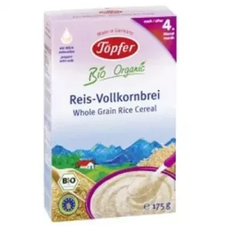 Topfer cereale orez integral, 4 luni, 175g, (60463)