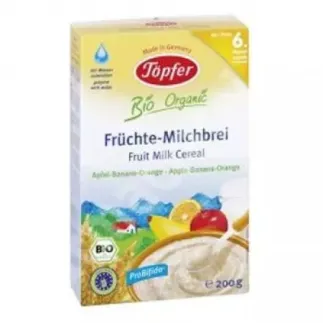 Topfer cereale gris cu fructe, 200g (60456)