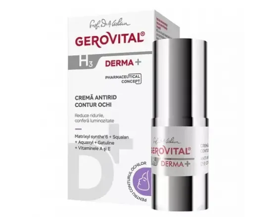 GH3 derma+ cr.antirid contur ochi 15ml 388