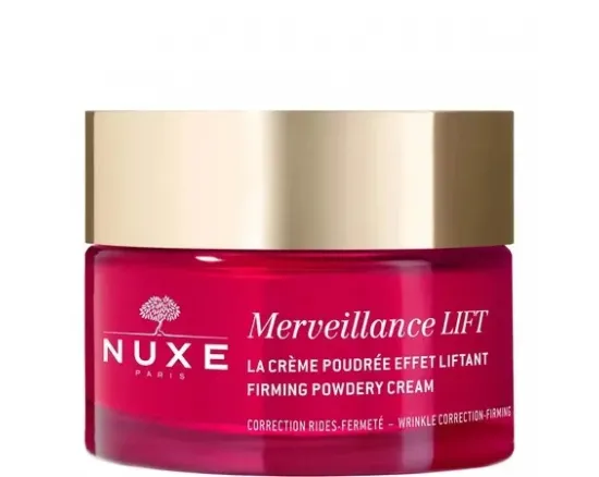 Nuxe Merveillance crema cu efect de lifting cu textura pudrata pentru ten normal si mixt, 50ml