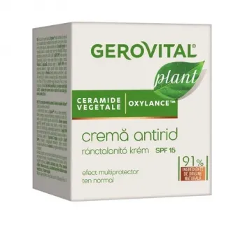 Gerovital Plant crema antirid SPF15, 50ml 1330