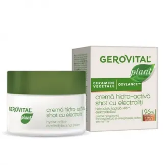 Gerovital Plant crema hidra-activa shot cu electroliti, 50ml 1340