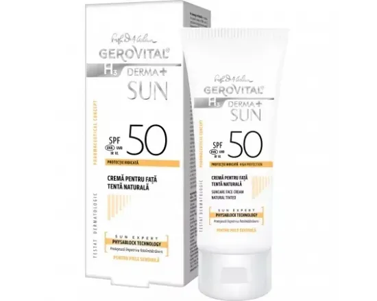 GH3 derma+ sun cr.fata tent.nat.SPF50 50ml 46770