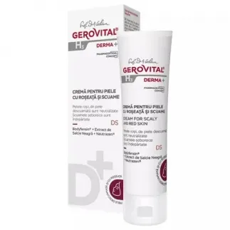 Gerovital H3 Derma+ crema pentru piele cu roseata si scuame, 50ml 4010