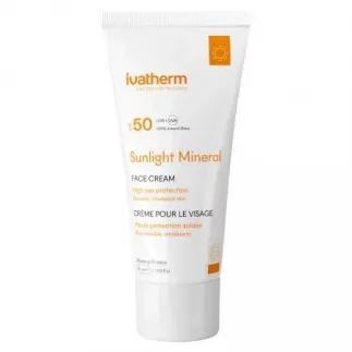 Ivatherm Sunlight mineral cr.fata SPF50 x 50ml