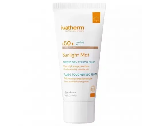Ivatherm Sunlight crema hidratanta pentru fata cu protectie solara SPF 50+, 50 ml