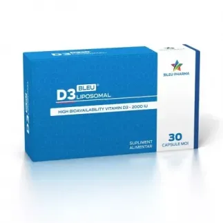 D3Bleu Liposomal, 30 capsule moi