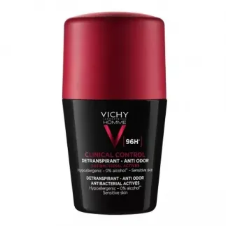 Vichy homme deo roll-on antiperspirant clinical control 96h 50ml 