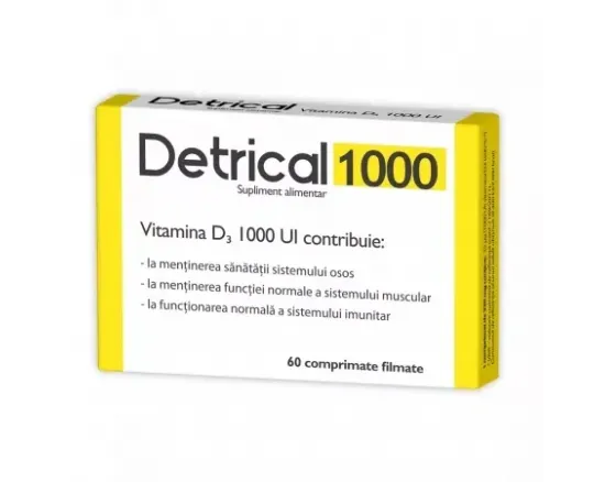 Zdrovit detrical D3 1000UI x 60 compr.