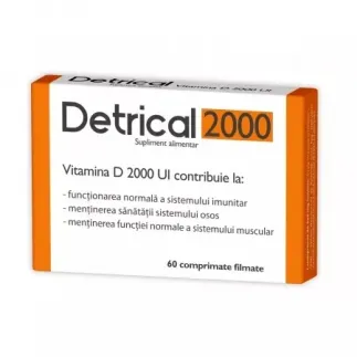 Detrical D3 2000UI, 60 comprimate