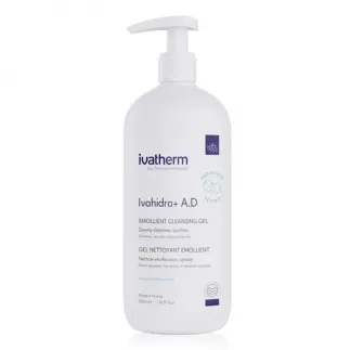 Ivatherm Ivahidra+ AD gel spalare emolient, 500ml