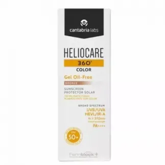 Cantabria Heliocare 360 gel oil-free SPF50+ bronze, 50ml
