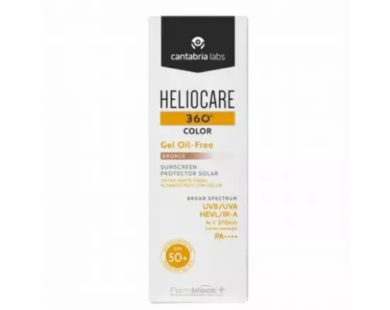 Cantabria Heliocare 360 gel oil-free SPF50+ bronze, 50ml