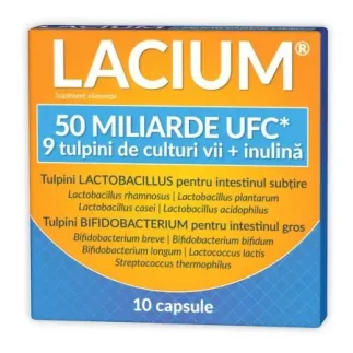 Lacium 50 miliarde UFC, 10 capsule