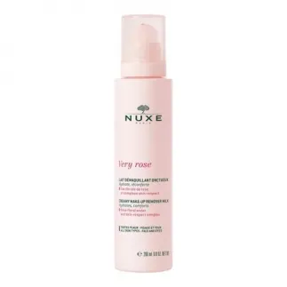 Nuxe Very Rose lapte demachiant pentru toate tipurile de ten, 200ml