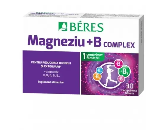 Beres Magneziu+B complex x 30 compr.film.