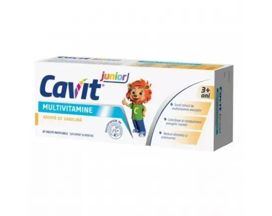 Cavit jr.multivit.vanilina x 20 tab.mast. Cavit jr.multivit.vanilina x 20 tab.mast.