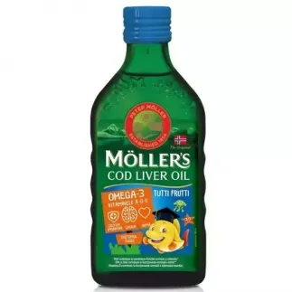 Mollers cod liver omega3 tutti fruti, 250ml