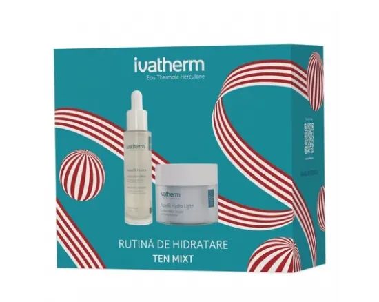 Ivatherm Aquafil Hydra light pachet (ser 30ml+crema 50ml) pret special