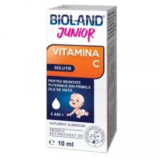 Bioland Junior Vitamina C solutie orala, 10ml