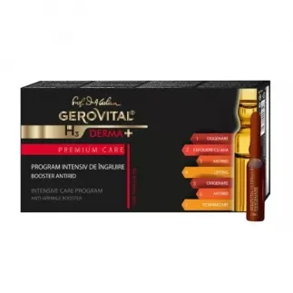 Gerovital H3 Derma+ Premium Care program intensiv de ingrijire 7 fiole x 2ml 4840