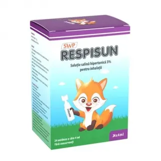 Respisun solutie salina hipertonica 3%, 4ml x 24 unidoze