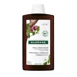 Klorane sampon chinina+floare de colt bio, 400ml