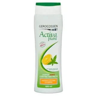 Gerocossen sampon forte contra matretii Activa Plant, 400ml