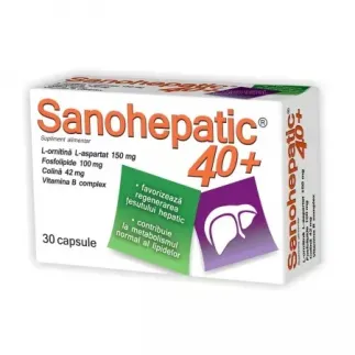 Sanohepatic 40+, 30 capsule