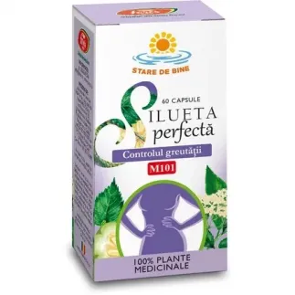 Silueta perfecta controlul greutatii 490mg, 60 caps (M101)