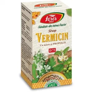 Vermicin sirop (antiparazitar) cu miere&propolis, 100ml (D73)