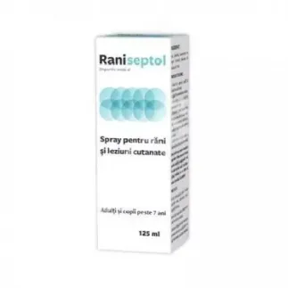 Raniseptol spray rani leziuni cutanate, 125ml