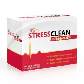 Stressclean complex SWP, 60 comprimate filmate