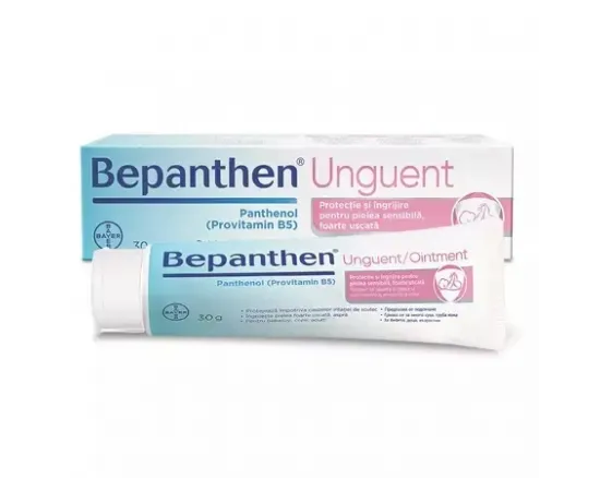 Bepanthen Unguent pentru iritatiile de scutec 5% 30g Bepanthen Unguent pentru iritatiile de scutec 5% 30g