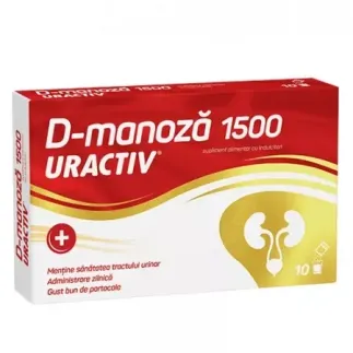 Uractiv D-Manoza 1500mg, 10 plicuri