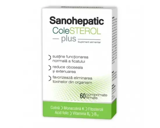 Zdrovit sanohepatic colesterol plus x 60 compr.film.