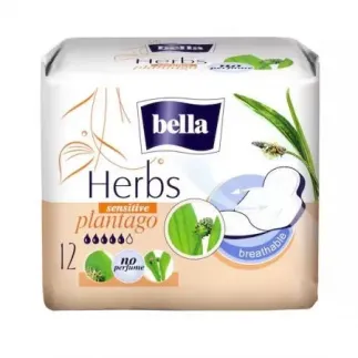 Bella Herbs Patlagina absorbante, 12 buc