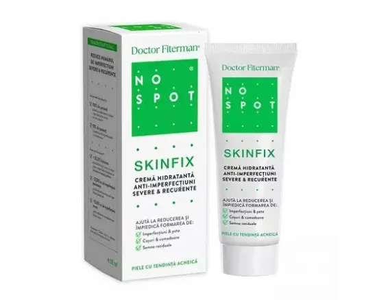 Dr. Fiterman No Spot Skinfix crema hidratanta anti-imperfectiuni, 50ml