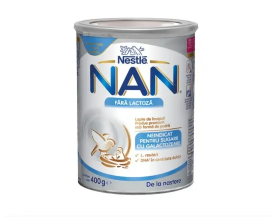 Nestle Nan fara lactoza lapte praf pentru copii de la nastere 400g
