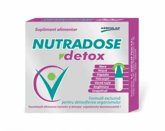 Nutradose Detox x 7 fiole Nutradose Detox x 7 fiole