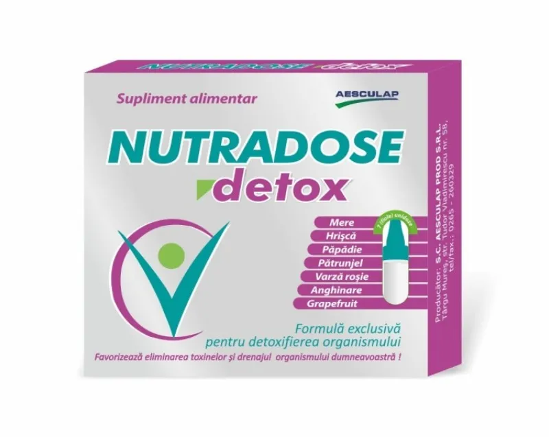 detox Nutradose Detox x 7 fiole - Ropharma