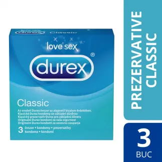 Prezervative Durex Clasic 3 bucati