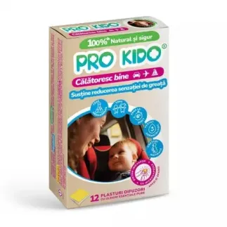 Pro Kido plasturi pentru copii contra raului de miscare x 12 buc.