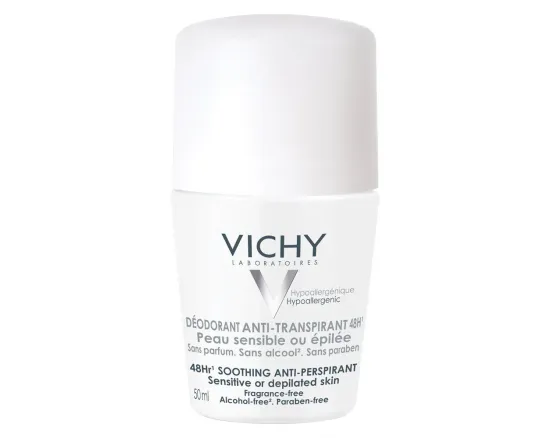 Vichy Deo roll-on antiperspirant eficacitate 48h fara parfum 50ml