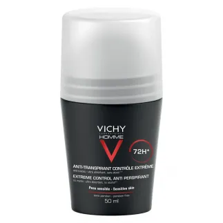 Vichy Homme deo roll-on 72h control