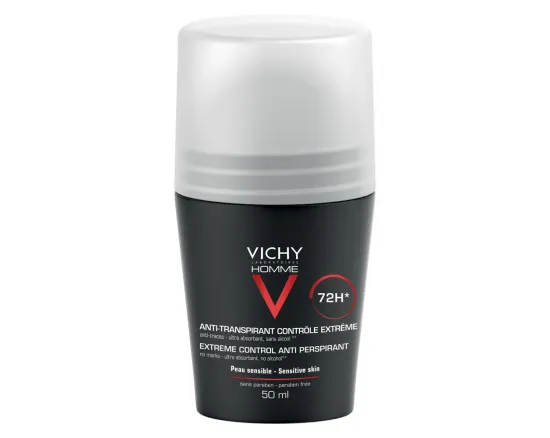 Vichy Homme deo roll-on 72h control