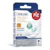 Pic plasturi Delicate piele sensibila mix 4 dimensiuni cu solutie antibacteriana 20 buc.